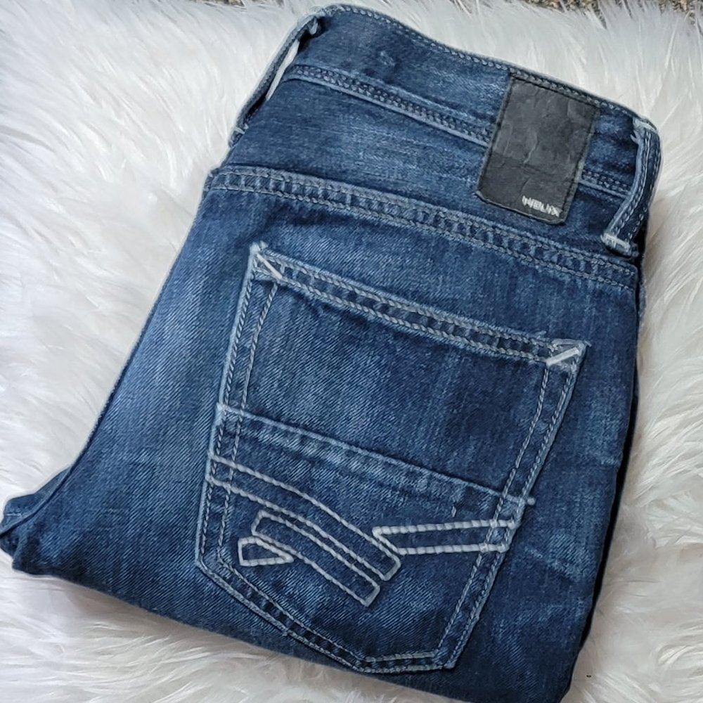 Helix Slim Boot Cut 30 factory Faded Blue Denim Jeans 29 Waist x 30